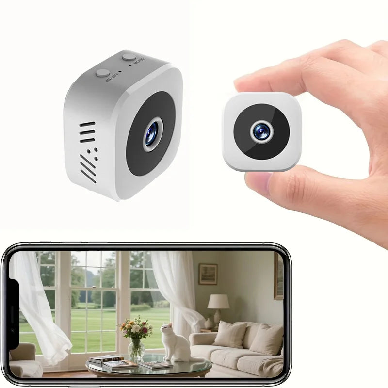 Xiaomi Mini Pet Camera - 1080P HD Wireless Cat Monitor with Night Vision for Home Security