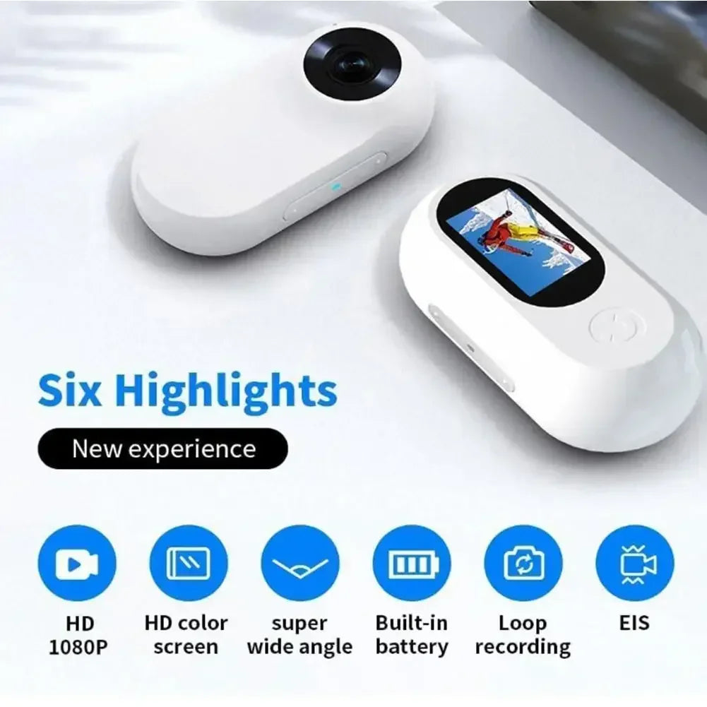 HD Pet Camera Collar - 1080P Wearable Video Recorder for Cats & Dogs with Colour Display