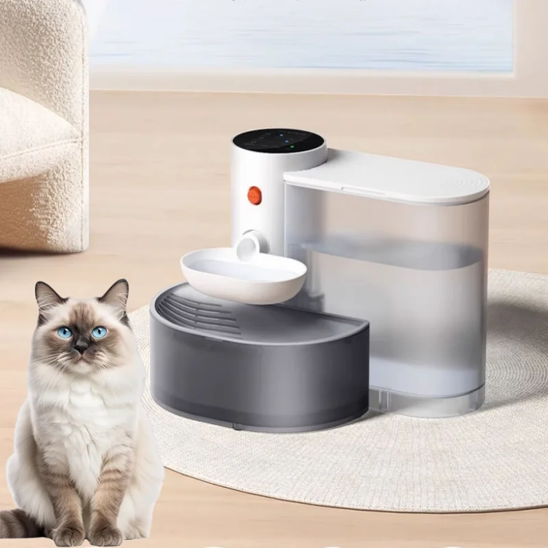 Automatic Cat Water Fountain with Smart Sensor - 3L Rechargeable Running Water Dispenser