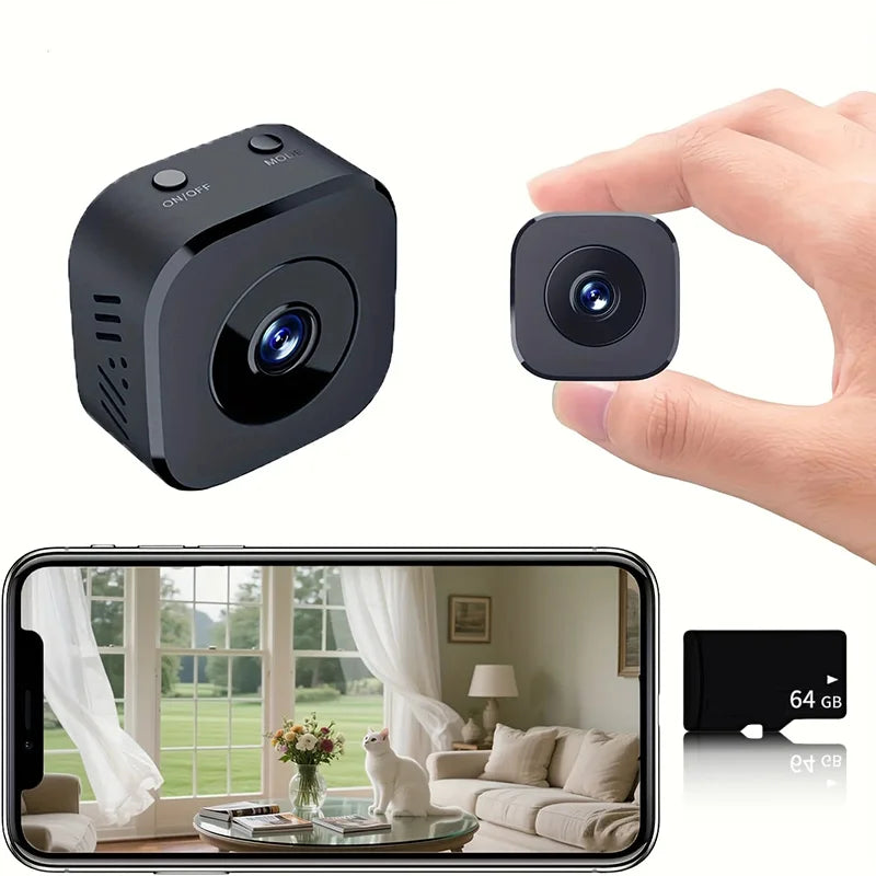 Xiaomi Mini Pet Camera - 1080P HD Wireless Cat Monitor with Night Vision for Home Security