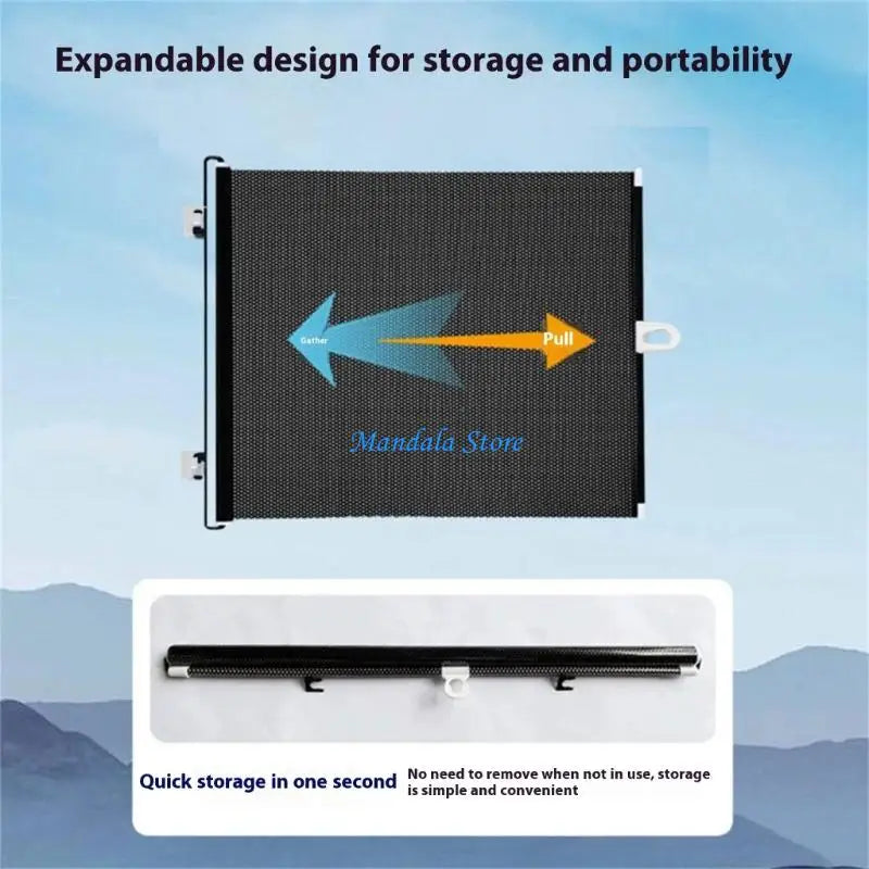 Expandable Cat Barrier Gate - Adjustable Retractable Safety Barrier for Small Pets & Kittens