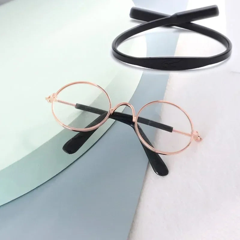 Cat Sunglasses with UV Protection - Cute Pet Photo Props for Cats & Small Dogs