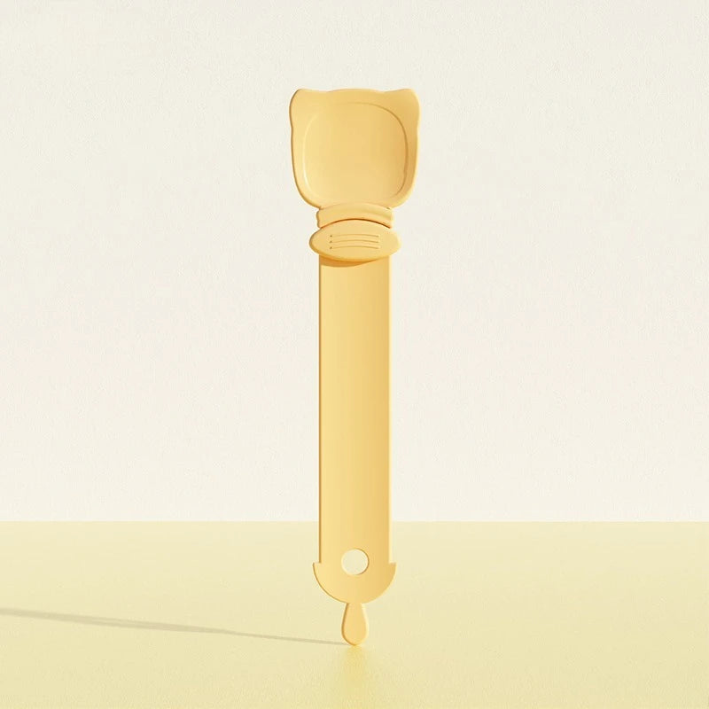 Cat Food Feeding Spoon with Long Handle | Lickable Treat Dispenser for Wet Food & Pastes (1-3 Pack)