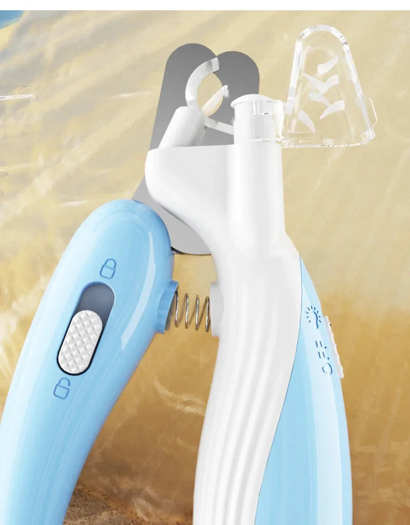 LED Pet Nail Clippers - Professional Illuminated Grooming Scissors for Cats & Small Pets