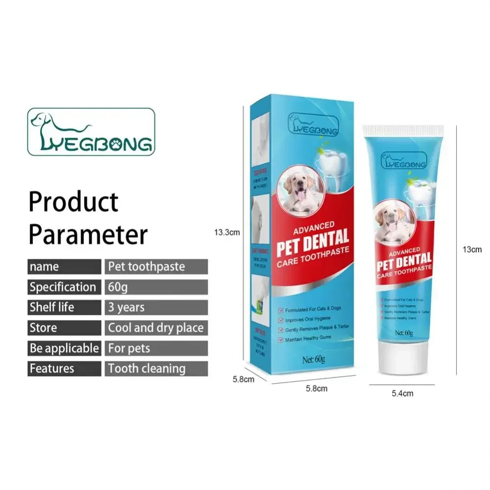 Cat Toothbrush Set with Soft Bristles - Complete Dental Care Kit for Feline Oral Hygiene