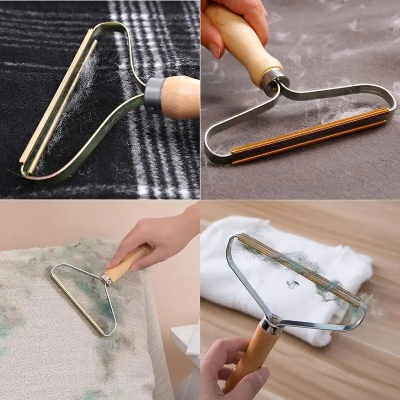 Professional Pet Hair & Lint Remover Set - Manual Fabric Shaver for Cat Hair, Clothing & Upholstery (1 or 2 Pack)