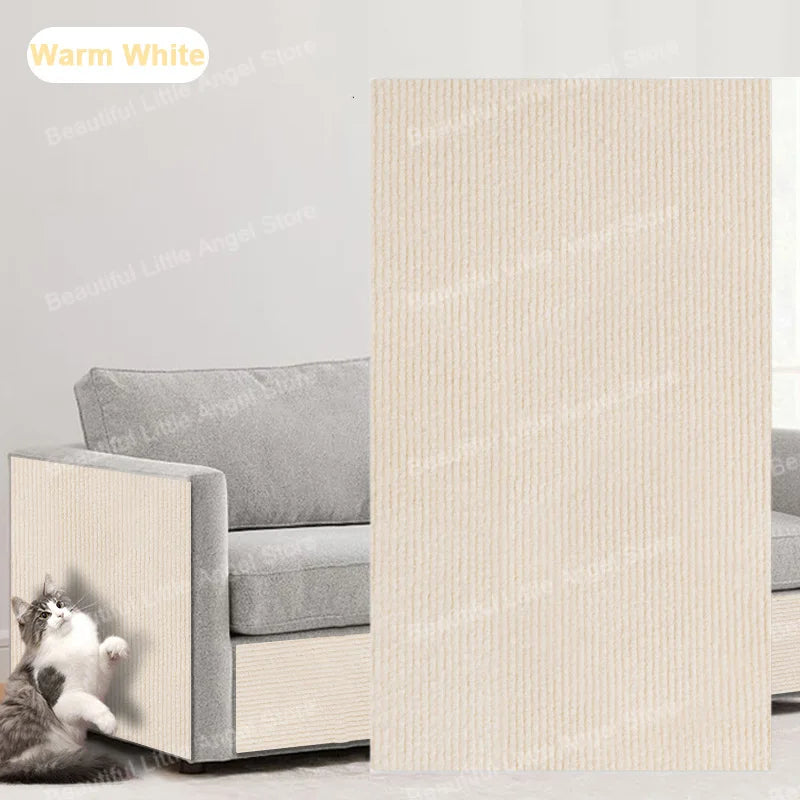 Self-Adhesive Cat Scratch Protection Mat - Furniture Guard for Sofas & Carpets | Trimmable Roll