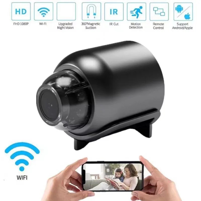 WiFi Smart Security Camera - 4K HD Home Monitoring with Night Vision & Motion Detection