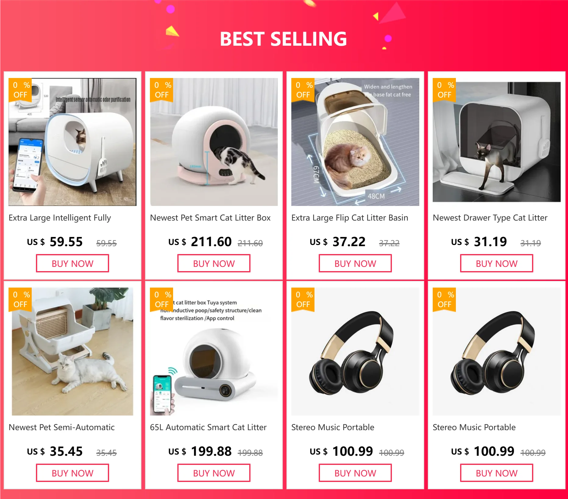 Smart Self-Cleaning Cat Litter Box - 65L Automated Toilet with App Control & Ionic Deodoriser
