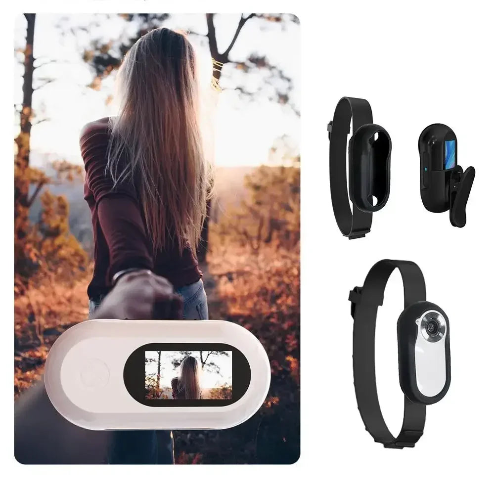 HD Pet Camera Collar - 1080P Wearable Video Recorder for Cats & Dogs with Colour Display