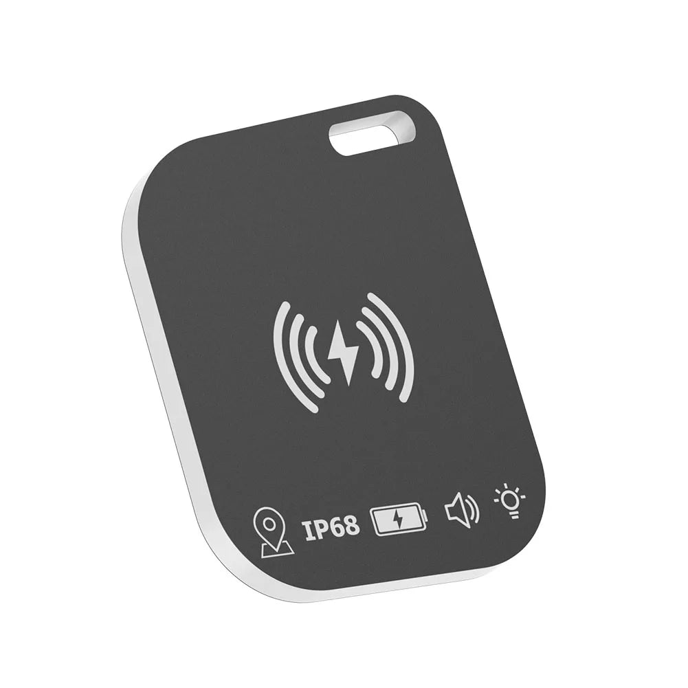 Ultra-Slim Cat Collar Tracker Card - IPX68 Waterproof Apple Find My Compatible Tag for Cats