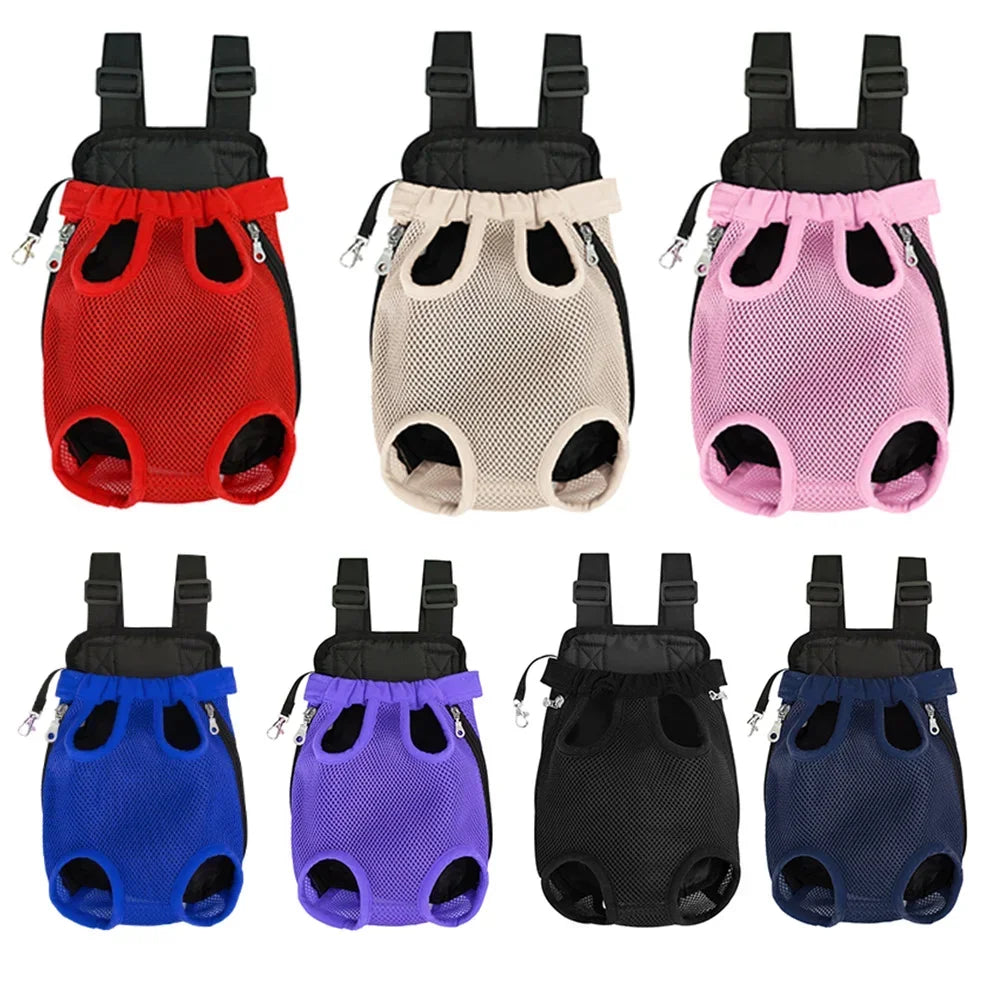 Cat Carrier Backpack - Breathable Front & Back Pet Rucksack for Outdoor Travel and Adventures