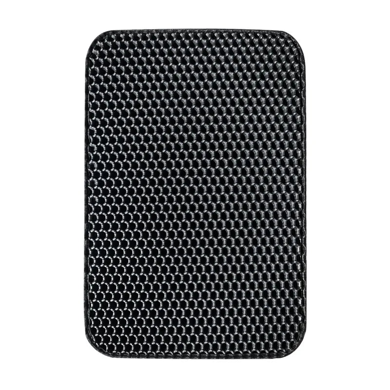 Premium Waterproof Cat Litter Mat - Double Layer Honeycomb Design with Anti-Tracking Technology