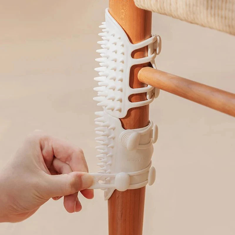Cat Corner Grooming Brush & Massage Comb - Self-Grooming Rubbing Tool for Cats and Kittens