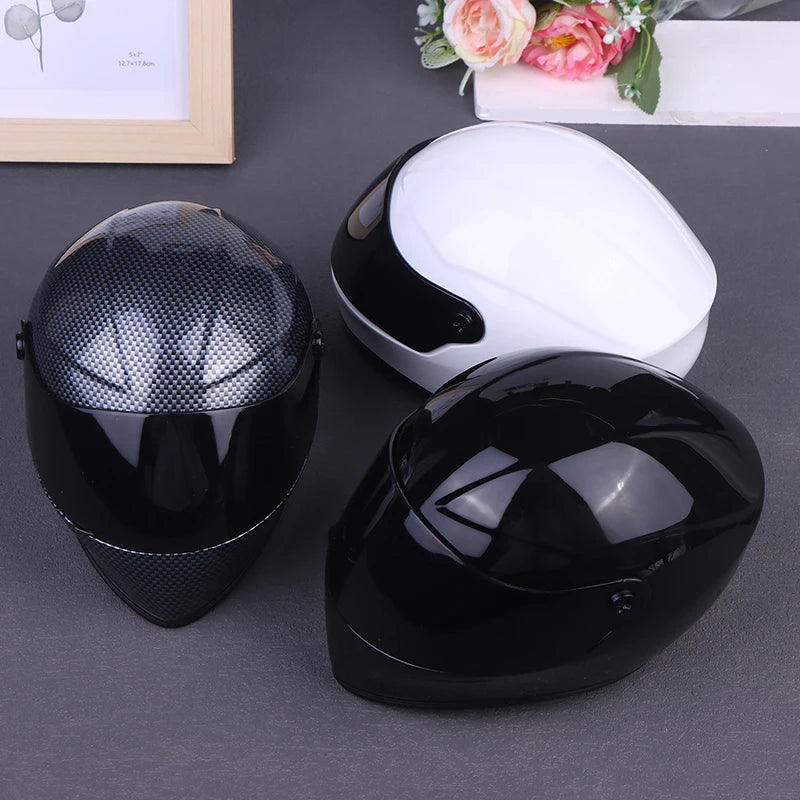 Cat Safety Helmet - Mini Motorcycle Style Pet Photo Prop & Protective Headwear