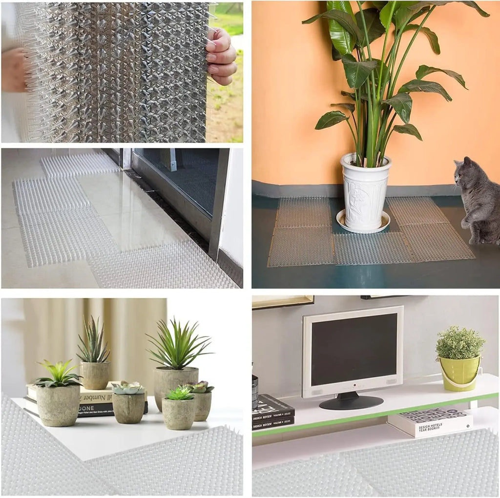 Cat Deterrent Mat with Safety Spikes – Garden & Plant Protection