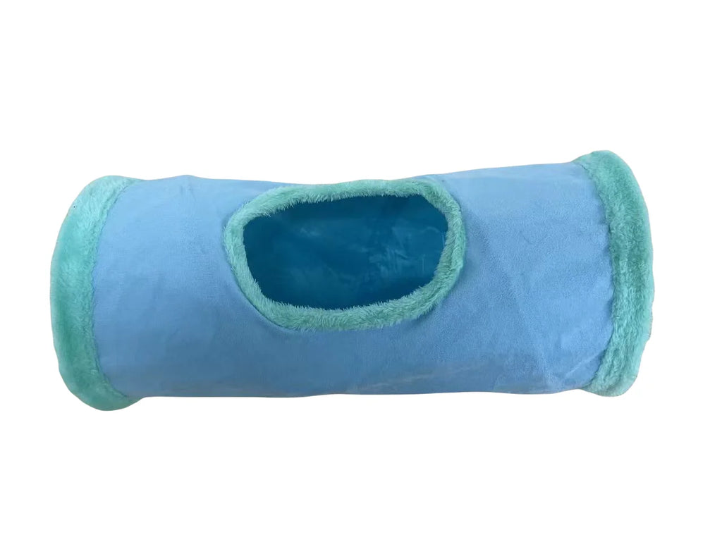 Collapsible Cat Tunnel - Interactive Play & Hide Toy for Cats, Kittens & Small Pets | Suede Finish | 2-Way & 3-Way Options Available
