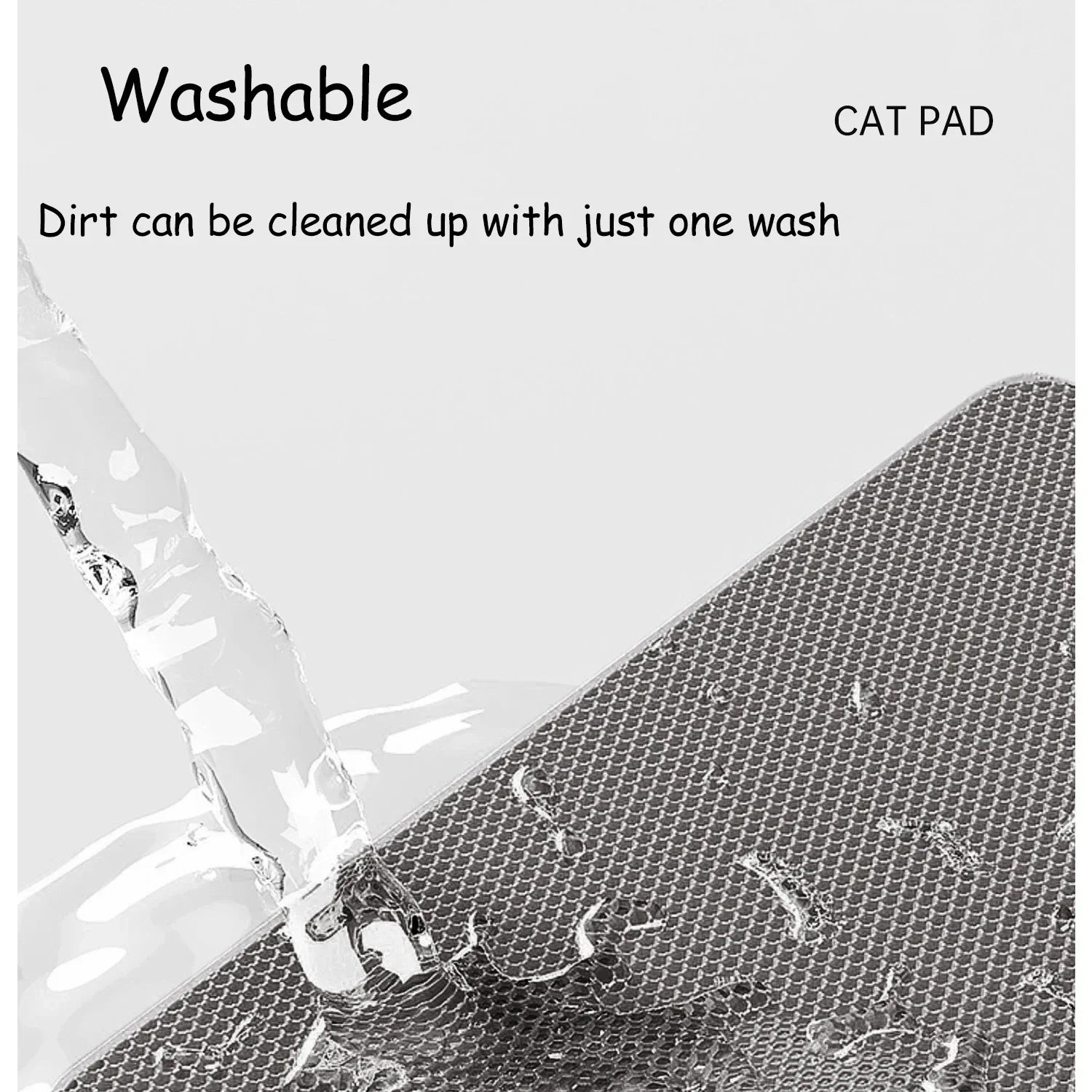 Double Layer Waterproof Cat Litter Mat 60x90cm - Anti-Slip Honeycomb Design with Easy Clean Technology