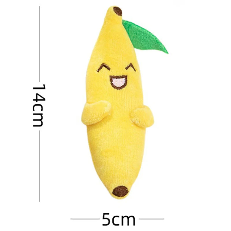 Catnip Plush Cat Toy - Soft Bite-Resistant Cartoon Animal for Dental Health, Play & Comfort