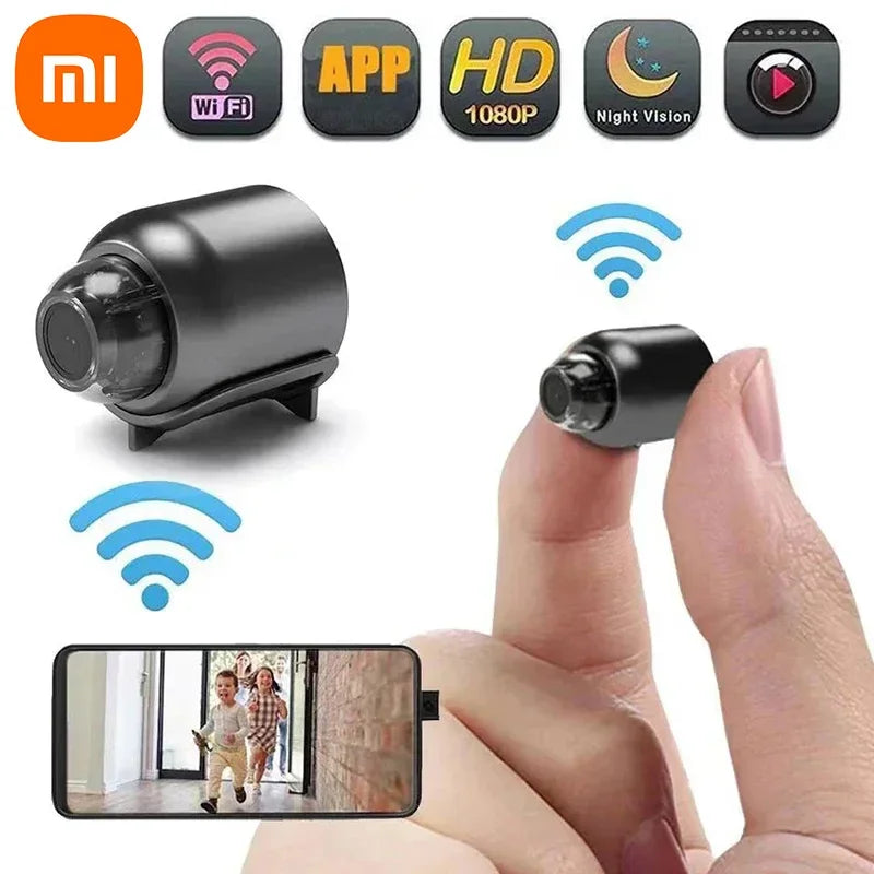 WiFi Smart Security Camera - 4K HD Home Monitoring with Night Vision & Motion Detection
