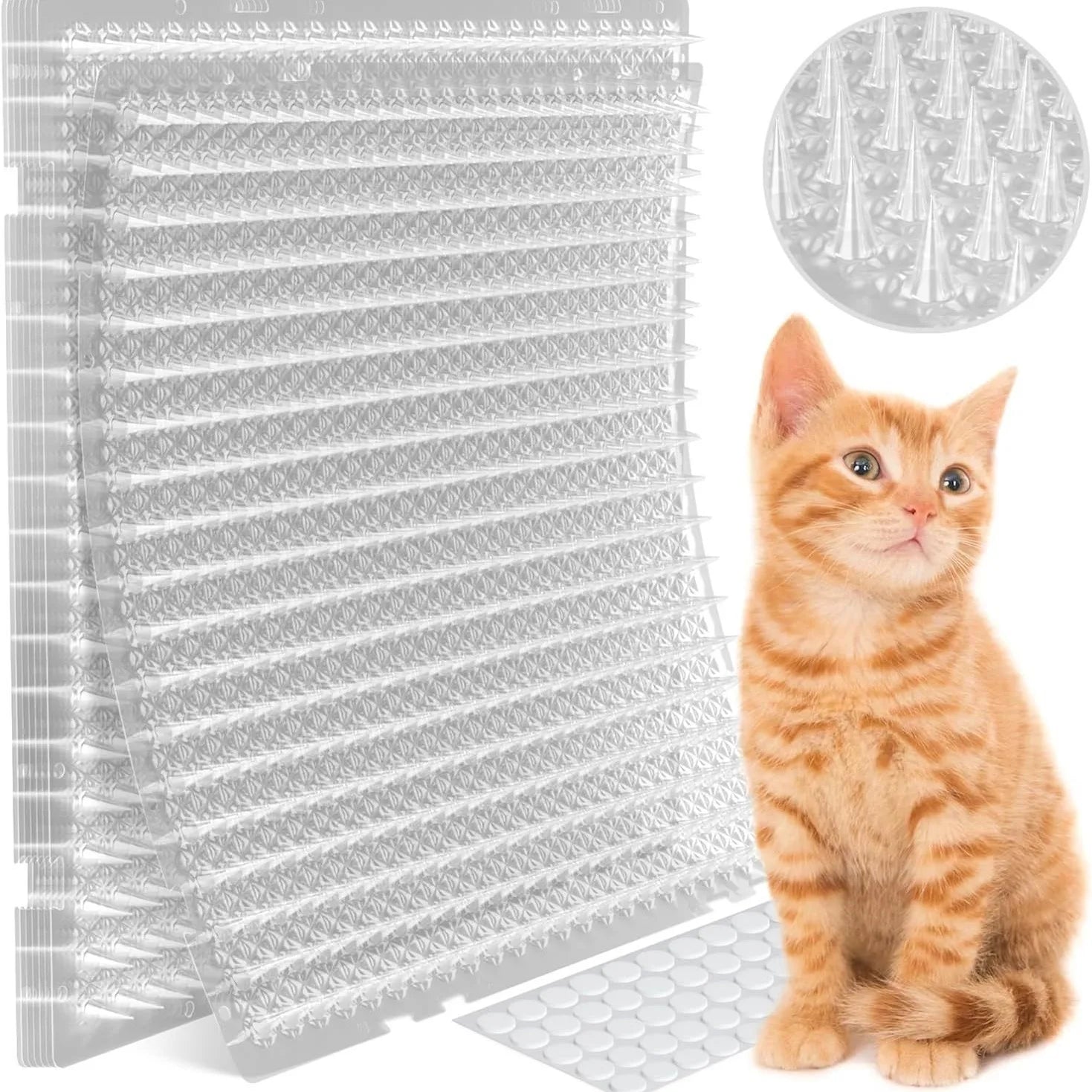 Cat Deterrent Mat with Safety Spikes – Garden & Plant Protection