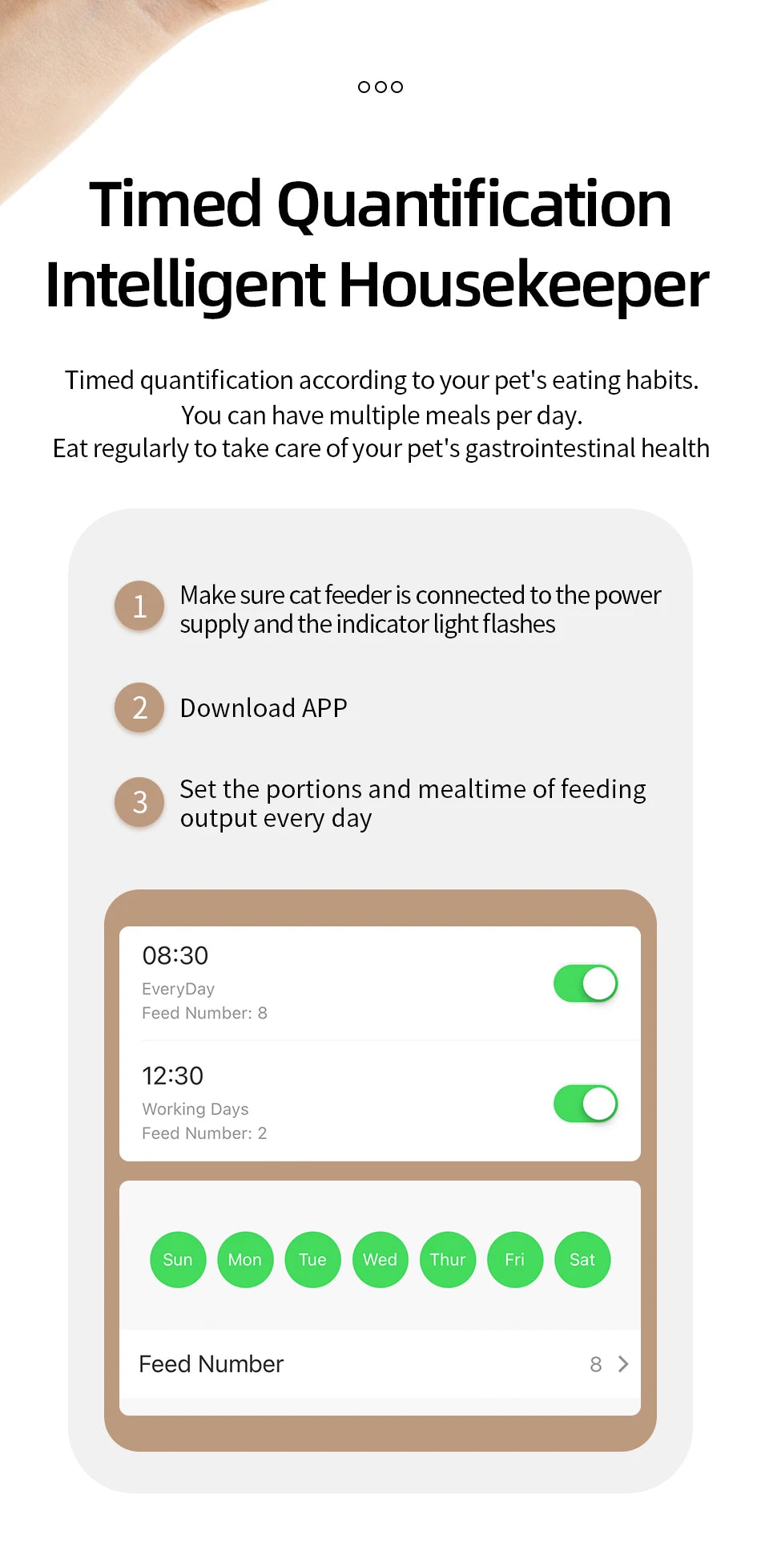 WiFi Smart Automatic Cat Feeder - 4L Capacity with App Control & Scheduled Feeding