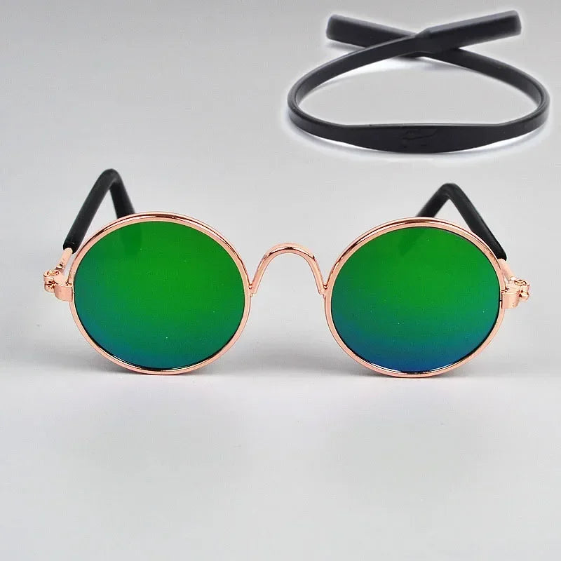 Cat Sunglasses with UV Protection - Cute Pet Photo Props for Cats & Small Dogs