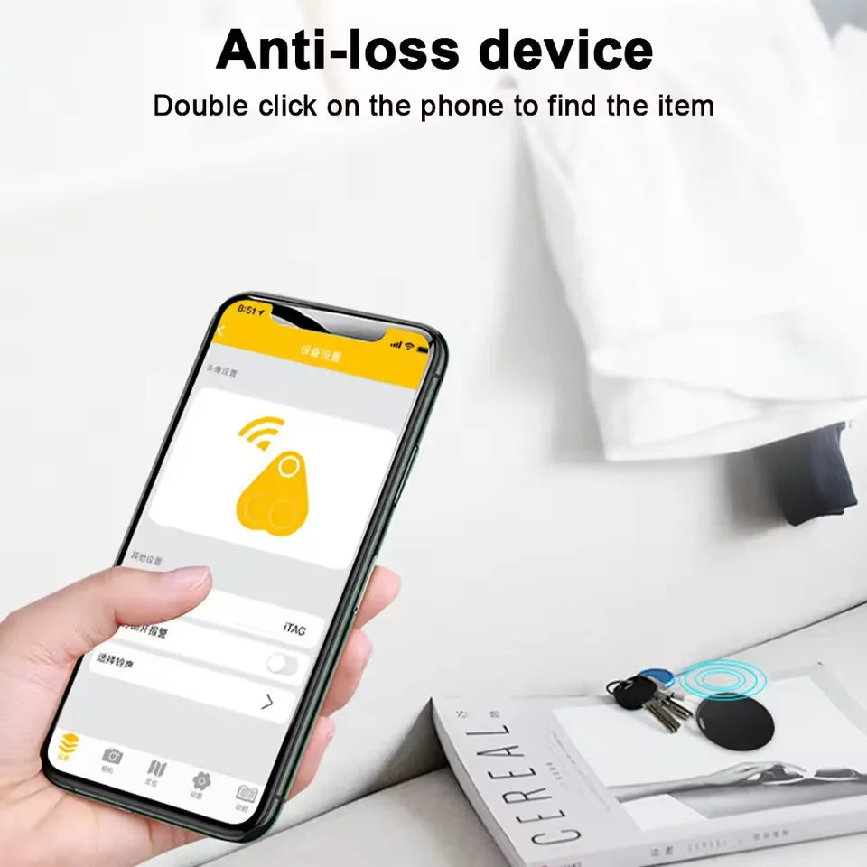 Smart Cat Tracker - Bluetooth GPS Locator for Cats with Anti-Loss Alarm & Mobile App Control