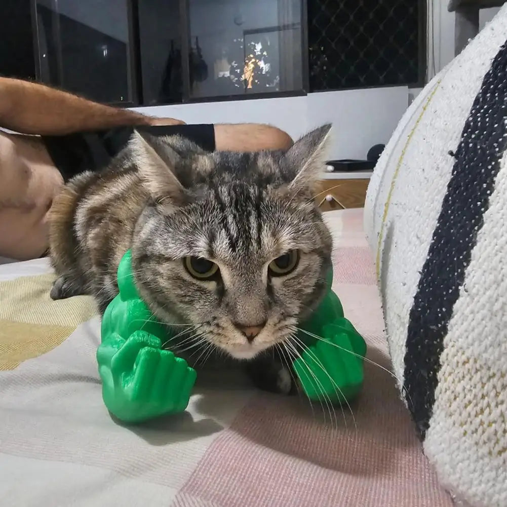 Cat Muscle Arm Costume Accessory - 3D Printed Pet Necklace for Halloween, Birthday Parties & Photo Fun