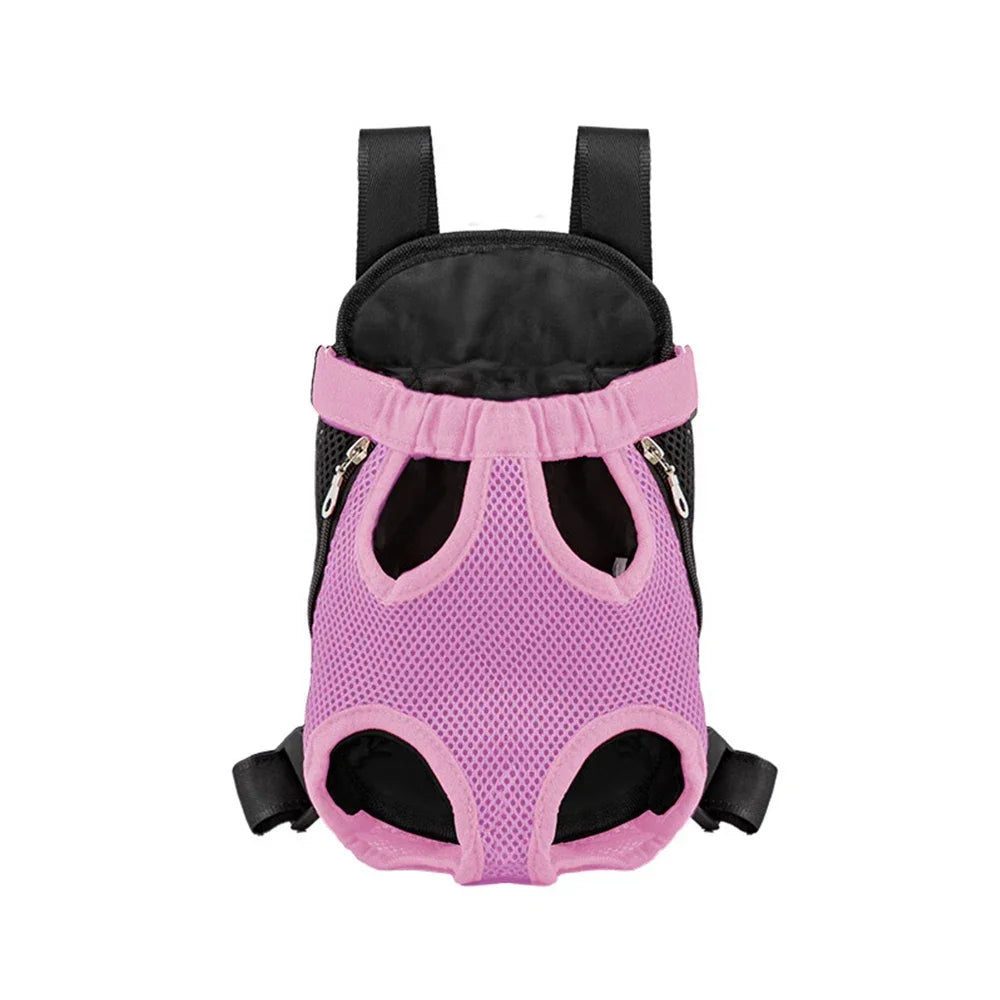 Cat Carrier Backpack - Breathable Front & Back Pet Rucksack for Outdoor Travel and Adventures
