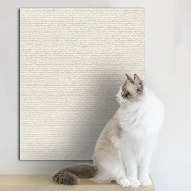 Self-Adhesive Cat Scratch Protection Mat - Trimmable Carpet Protector for Sofas and Furniture