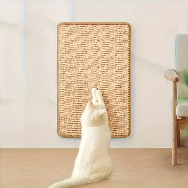 Natural Sisal Cat Scratching Board - Protects Furniture & Promotes Healthy Claws