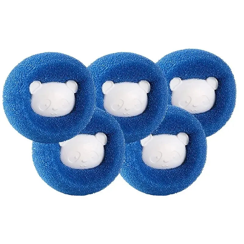 Pet Hair Remover Laundry Balls - Reusable Fur Catcher for Washing Machines (1-5 Pack)