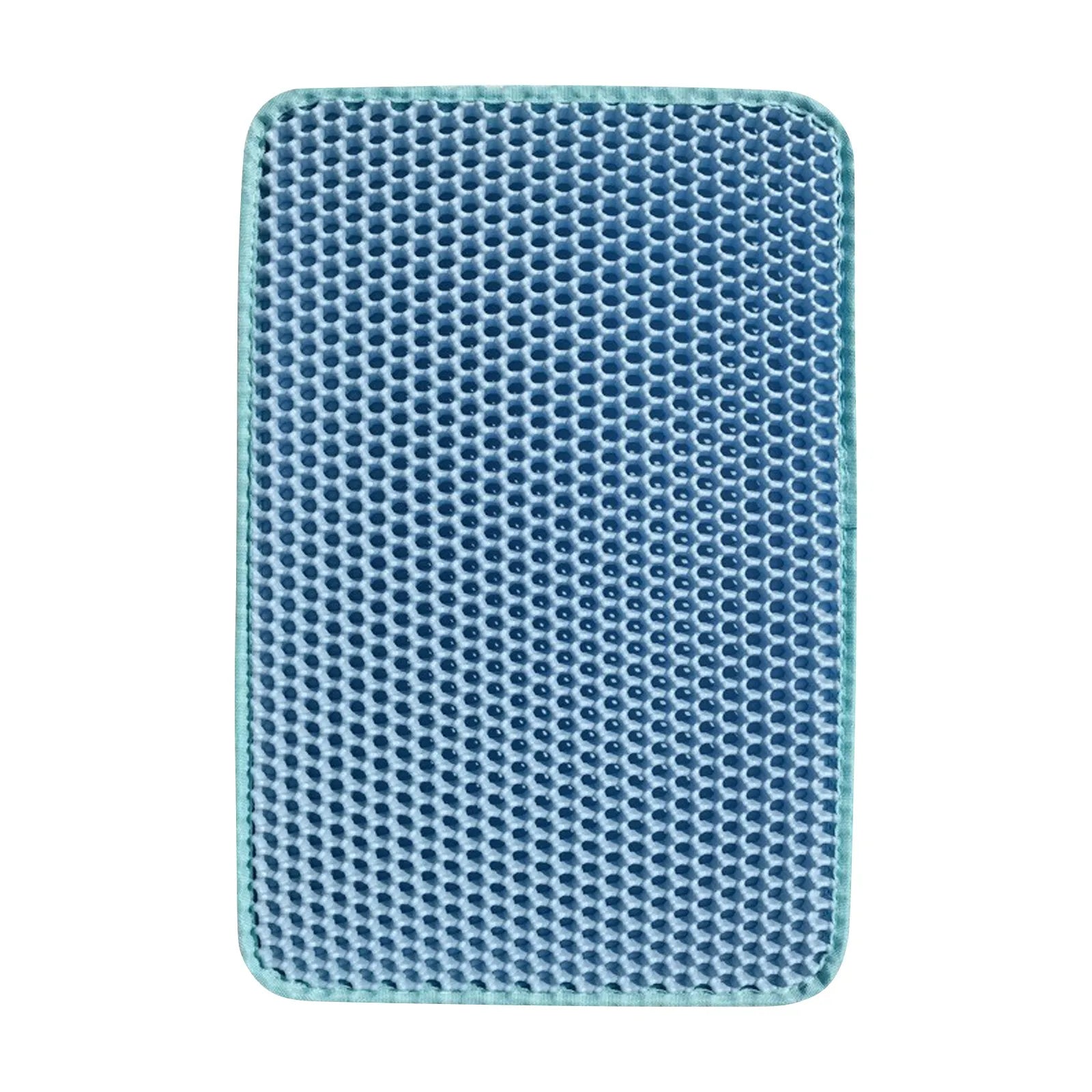Premium Double-Layer Cat Litter Mat - Non-Slip Honeycomb Design with Superior Tracking Control