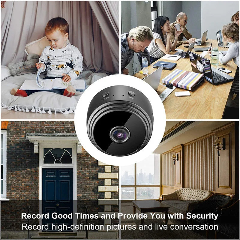 Smart Cat Monitoring Camera - 1080P HD WiFi Pet Cam with Motion Detection & Two-Way Audio