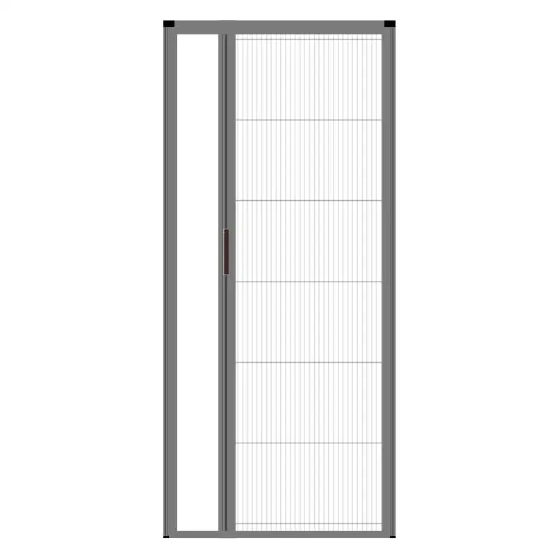 Cat-Safe Retractable Screen Door - Keep Cats In & Insects Out, No-Drill Mesh Barrier, Aluminium Frame for Fresh Air Without Escape Risks