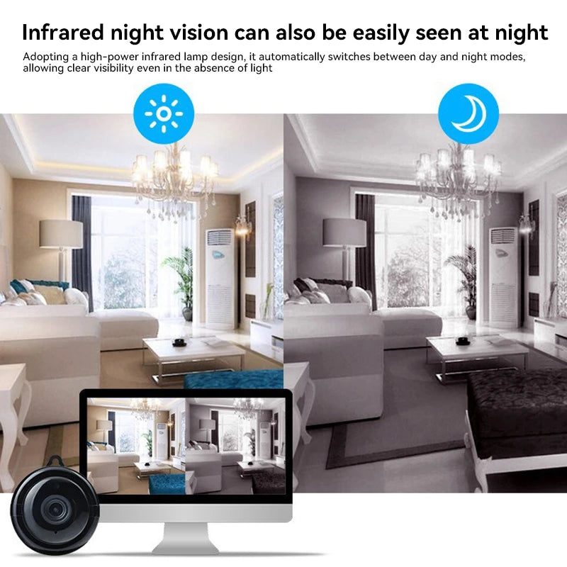 Pet Monitor Camera - 4K HD WiFi Security Camera with Night Vision for Cat Monitoring | Indoor/Outdoor Wireless Surveillance