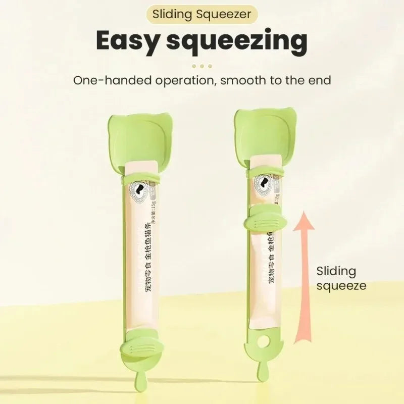 Cat Food Feeding Spoon with Long Handle | Lickable Treat Dispenser for Wet Food & Pastes (1-3 Pack)