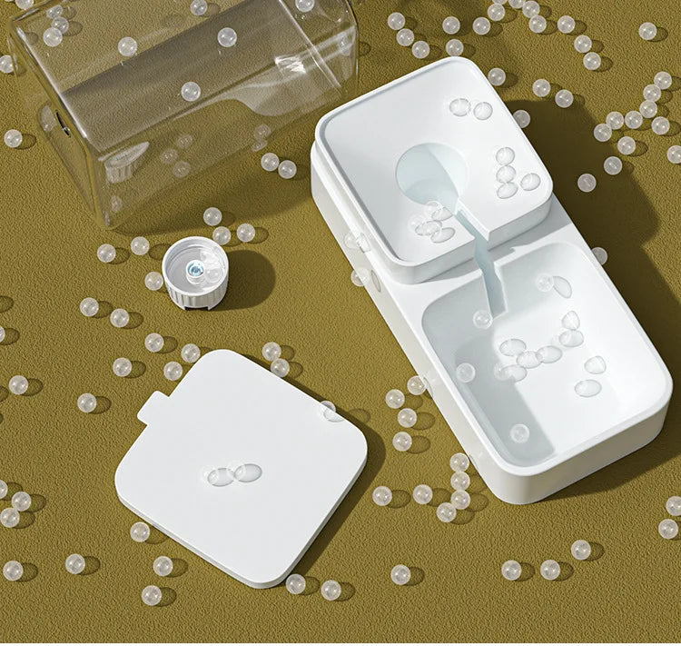 Gravity Cat Feeder and Water Dispenser Set - Automatic Food and Water Bowl with 3.8L Storage for Cats