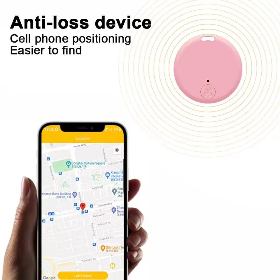 Smart Cat Tracker - Bluetooth GPS Locator for Cats with Anti-Loss Alarm & Mobile App Control