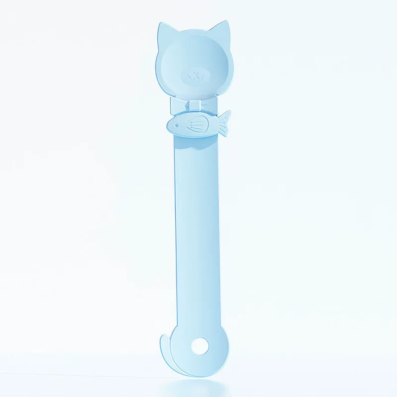Cat Food Feeding Spoon with Long Handle | Lickable Treat Dispenser for Wet Food & Pastes (1-3 Pack)