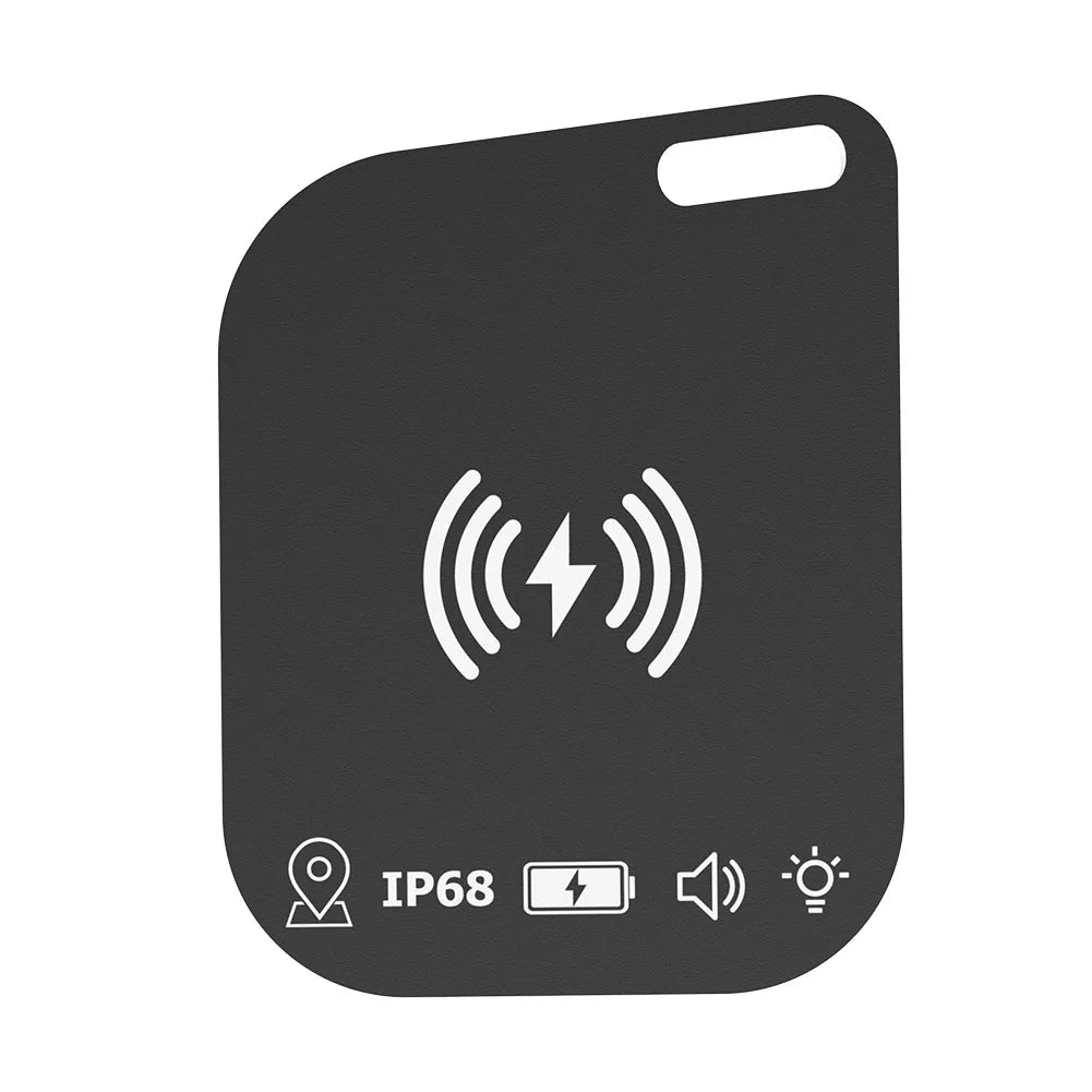 Ultra-Slim Cat Collar Tracker Card - IPX68 Waterproof Apple Find My Compatible Tag for Cats