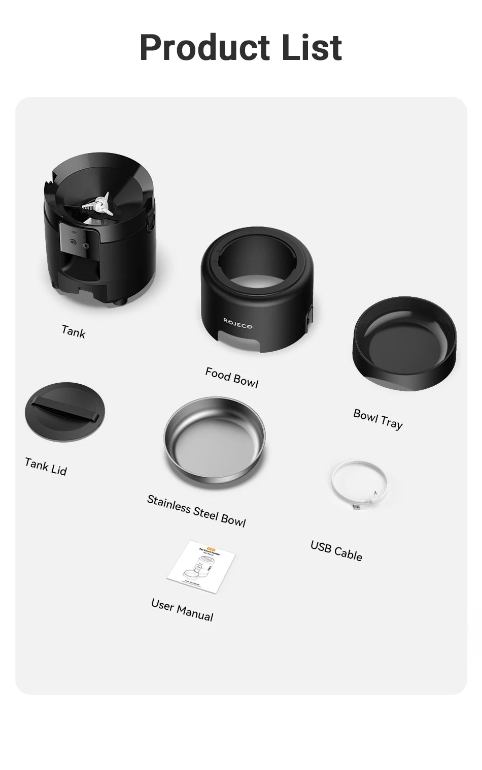 Smart WiFi Pet Feeder 2L - Automatic Cat Food Dispenser with App Control & Customised Meal Planning