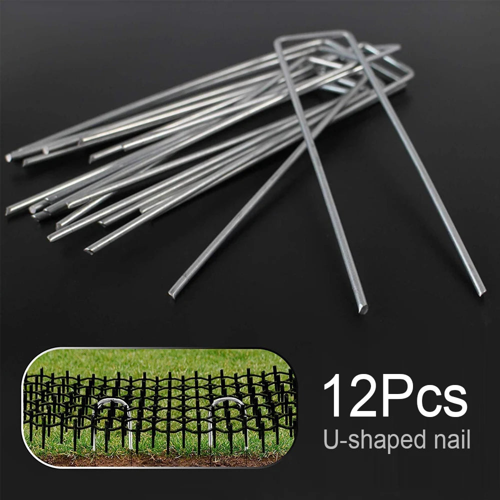 Cat Deterrent Mats - Pack of 6/10 Prickle Strips with Ground Pegs for Garden & Furniture Protection