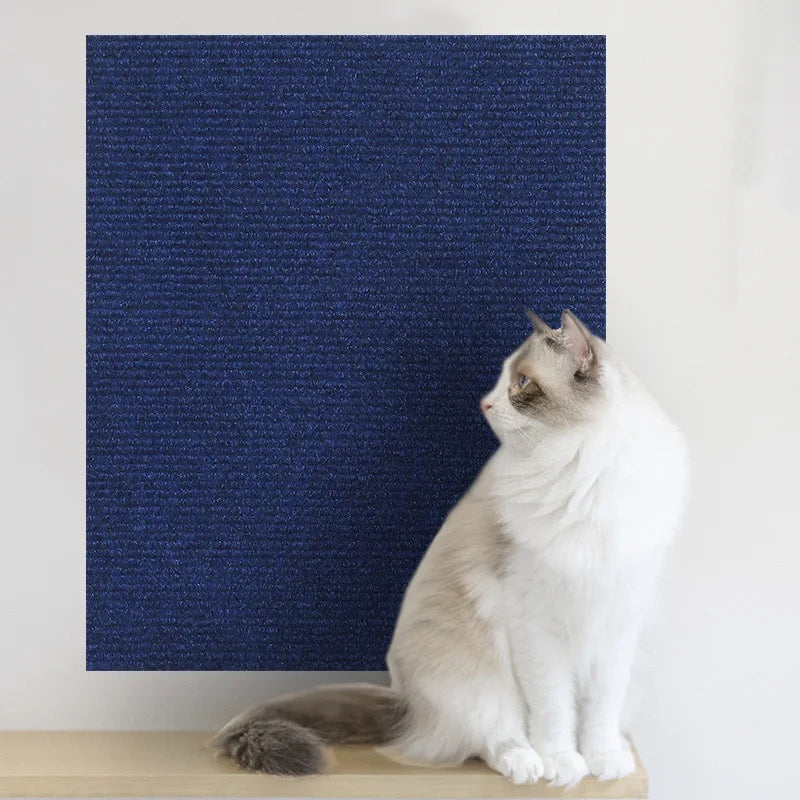 Self-Adhesive Cat Scratching Mat - Trimmable Furniture Protector for Sofas, Corners and Walls