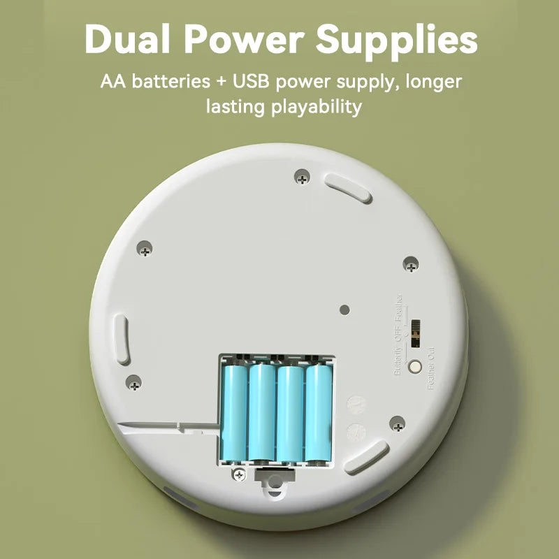 ROJECO 3-in-1 Automatic Interactive Cat Toy - Wireless Feather Teaser with Track Ball & Ambush Play System