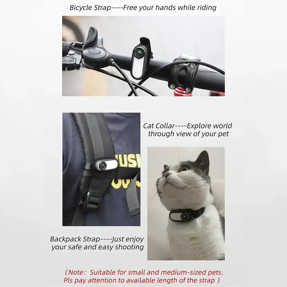 HD Pet Camera Collar - 1080P Wearable Video Recorder for Cats & Dogs with Colour Display