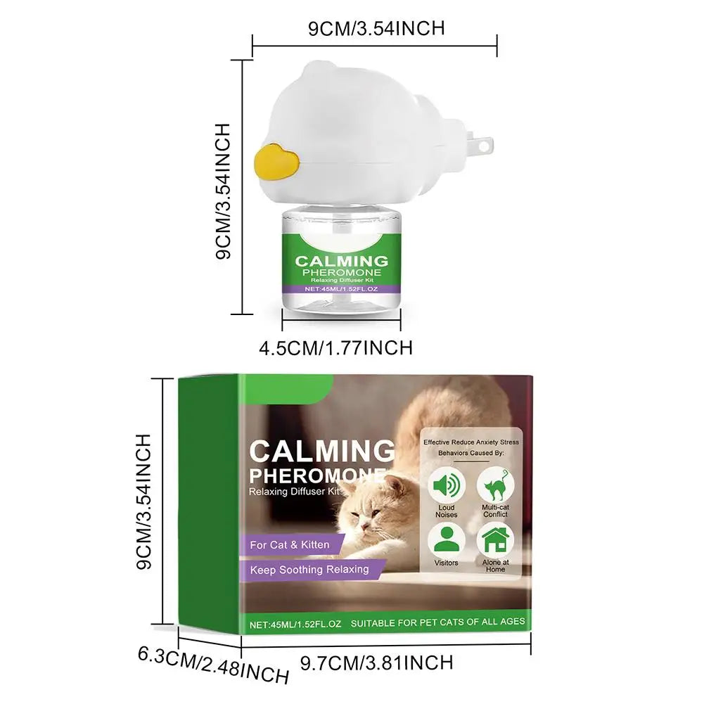 3Pcs/lot Cat Calming Diffuser Kit Refill Calming Mood Relaxing Anti Anxiety Stress Soothing Comforting Pets Pheromone