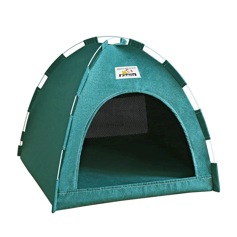 Cosy Cat Cave Tent - Foldable Indoor/Outdoor Pet House with Breathable Design