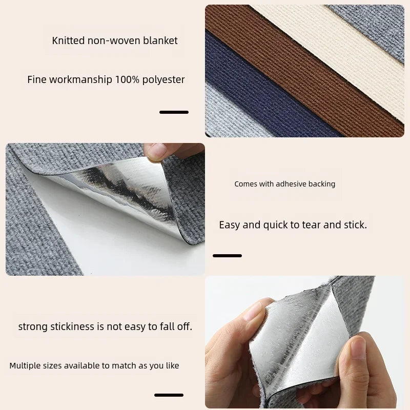 Self-Adhesive Cat Scratch Protection Mat - Wall & Furniture Guard for Sofas and Chairs